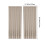 Khaki polyester halvtransparente gardiner 204 x 132 cm stanglomme 3