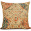 Rødt Mandala Boho Linputetrekk 45x45 cm 1