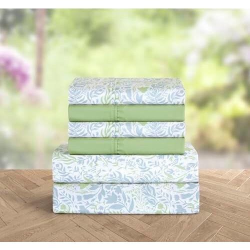 Ensemble de draps en microfibre pour lit Queen (6 pièces) 1
