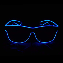 Occhiali LED Neon EL Wire Light-Up Eyewear4Modes