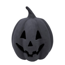 Zucca di Halloween in resina fatta a mano con LED spettrali