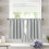 Short Tier Curtains Light Grey 52" x 18" (2 Pack) 2