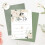 Floral Invitations with Envelopes and Stickers 25 Pack 1