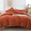 Set de cuvertură Queen Burnt Orange 3 bucăți 1