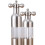 Cylinder Shaped Manual Spice Grinder 1Pack 1.9x8.3in Silver 5