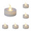 Velas de LED tipo tealight de 1,5 polegadas com efeito de chama tremulante e sem chama. 2