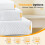 Surmatelas en mousse à mémoire de forme et gel, 5 cm 2