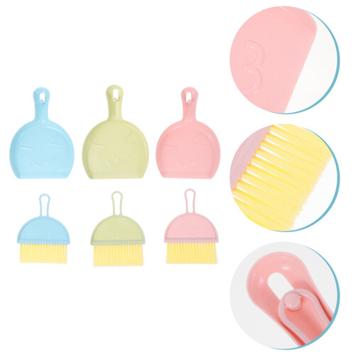 Ensemble mini balai et pelle pour petits animaux de compagnie (3 pièces) 2