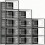 Stapelbare schoenenorganizer van transparant plastic, 12 stuks 1