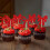 Kerstcupcakeversieringen met rode strikjes (24 stuks) 5