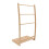 Bamboo towel rack leaning ladder 3-tier 4