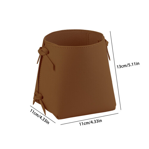 Leather key box pencil holder desktop organizer 1 piece 2