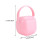 Lidded Soother Case Assorted Color PP Material for Travel and Outdoor Use2Pcs 2