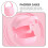Lidded Soother Case Assorted Color PP Material for Travel and Outdoor Use2Pcs 3