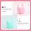 Lidded Soother Case Assorted Color PP Material for Travel and Outdoor Use2Pcs 5