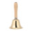 Clopoțel rotund cu mâner ergonomic auriu, 1 pachet 1
