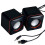 Computer Speakers, 2.0 USB-Powered Desktop Speakers for PC Tablets Desktop Cellphone Laptop (Black) 1