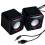 Computer Speakers, 2.0 USB-Powered Desktop Speakers for PC Tablets Desktop Cellphone Laptop (Black) 3