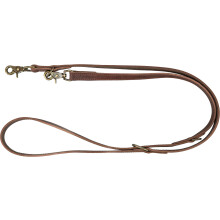 TRIXIE Rustic Fatleather Adjustable Leash, L-Xl: 2.0 M/25 Mm, Dark Brown, 0.3549 kg
