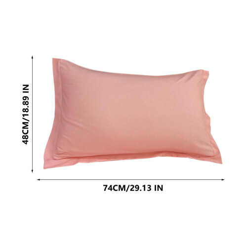 Premium Washed Cotton Pillow Covers 2-Pack 48x74cm 2