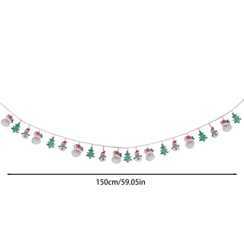 LED Christmas Tree Light String 1.5m Battery Operated 2