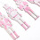 8 Pcs Nutcracker Adornment Nutcracker Christmas Ornaments Nutcracker Ornaments Nutcracker Pendant Pink 9.00X3.00X0.20CM 3