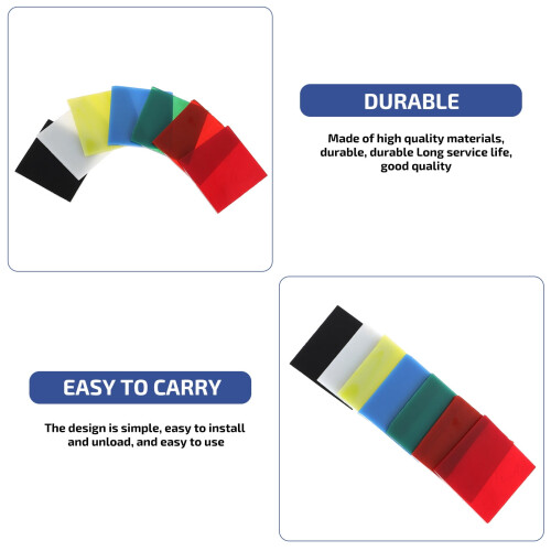 Hot Melt Glass Sheets Assorted Colors 7 Pack 2