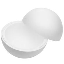 Polystyrene Foam Hollow Ball 25.00X25.00X25.00CM White