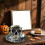 Διακοσμητικό φλιτζάνι καφέ BiFandian Halloween, κούπα καφέ κρανίο με σετ πιατακιών, 5