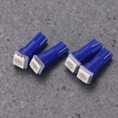 WORGEOUS10 pezzi Luci interne per auto 194 LED Lampadina targa per blu 2
