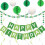 Faixa de aniversário verde com texto branco (1 unidade) 1