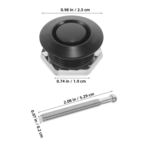 Worgeous Quick Release Bumper Fasteners Car Hood Latches Push Button 1