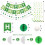 Faixa de aniversário verde com texto branco (1 unidade) 3