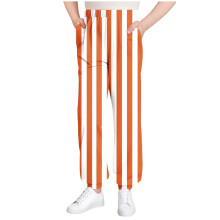 Calça jogger xadrez infantil, cintura elástica e punhos nas barras, bolsos, roupa casual para usar em casa no outono/inverno para meninos e meninas