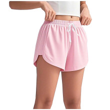 Pantaloni scurți sport pentru fete, Pantaloni scurți pentru adolescente, Pantaloni scurți de alergare Dry-Fits atletici cu șnur și buzunare,