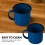 225 g blå campingmugg (set om 2) 5