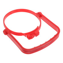 Poignée de levage incurvée en plastique rouge (1 pièce) pour bocal à cornichons - Accessoire de qualité durable
