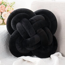 Almofada com Nó, Almofada Decorativa de Pelúcia de 30 cm para Sofá, Cama, Sala de Estar e Dormitório – Compatível com Decoração de Casa