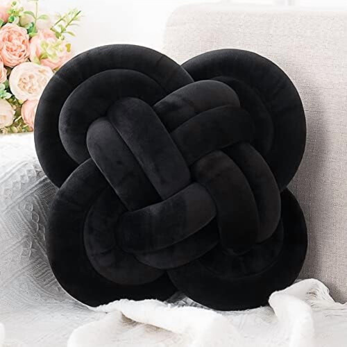 Μαξιλάρι Knot, διακοσμητικό βελούδινο μαξιλάρι 12" για καναπέ, κρεβάτι, σαλόνι και