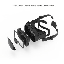 VR Headset with Adjustable IPD for Android and iOS, 360