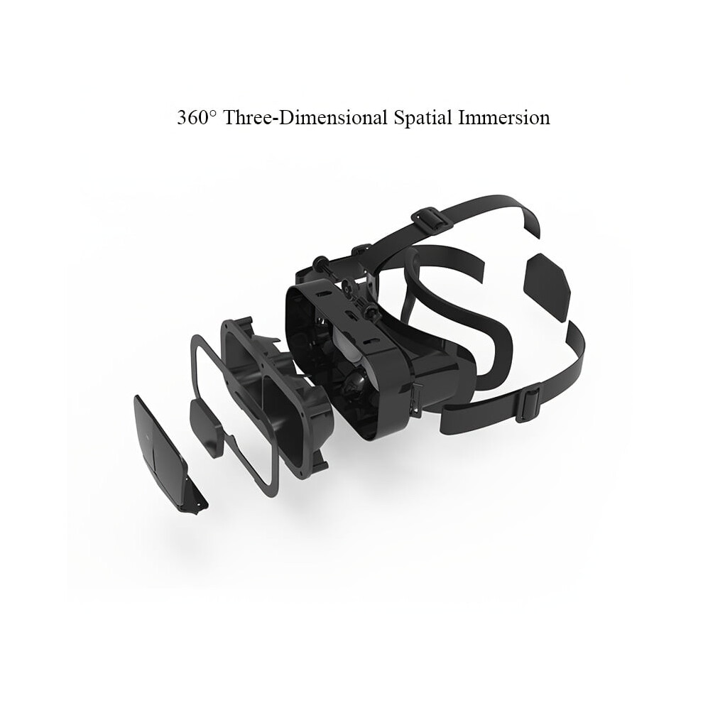 360 Immersive Vr Headset With Adjustable Interpupillary Distance - For Android And Ios Phones, Ideal For Gaming And Movie Watching 9193271608974