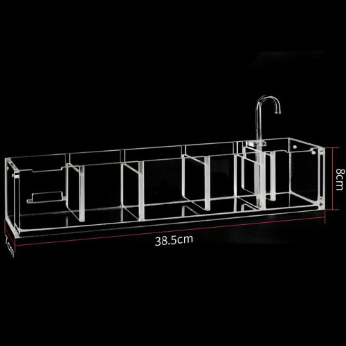 DENEST 5/6-Grid Acryl-Multifunktions-Außenfilterbox für Aquarien