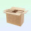 Caixa de papelão ondulado para envio, 7x5x2 polegadas, pacote com 50 unidades. 7