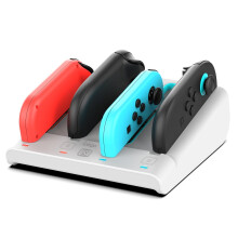 Duga Muirir Rialaitheora IPEGA Switch2 8-in-1 - Uilíoch do Gamepads NS/NS2, Muirearú Tapa & Stáisiún Eagraithe le Táscairí LED