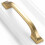 Brushed Gold Cabinet Pulls 3.75 inch 10-Pack 1