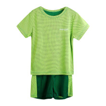 Zomeroutfit voor peuters (jongens/meisjes) (2-delig): ademend mesh topje en short, patchwork kleuren, coole modieuze set – geschikt voor kinderen