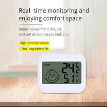 Termometro igrometro digitale LCD 15X per ambienti interni, misuratore di umidità, temperatura in K