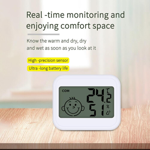15X Digital LCD Room Thermometer Hygrometer Humidity Meter Indoor TemperatureK