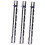 Fixed Edge Ruler for Measuring with Parallel Lines and One-Inch 3 Pieces Assorted Color 8
