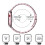 Συμβατό με το Apple Watch Μεταλλικό λουράκι 38 χιλιοστών – Ρυθμιζόμενο λουράκι με θήκη 6